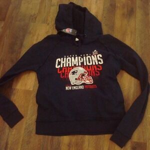 NEW ENGLAND PATRIOTS HOODIE SUPER BOWL VINTAGE‎ WOMENS